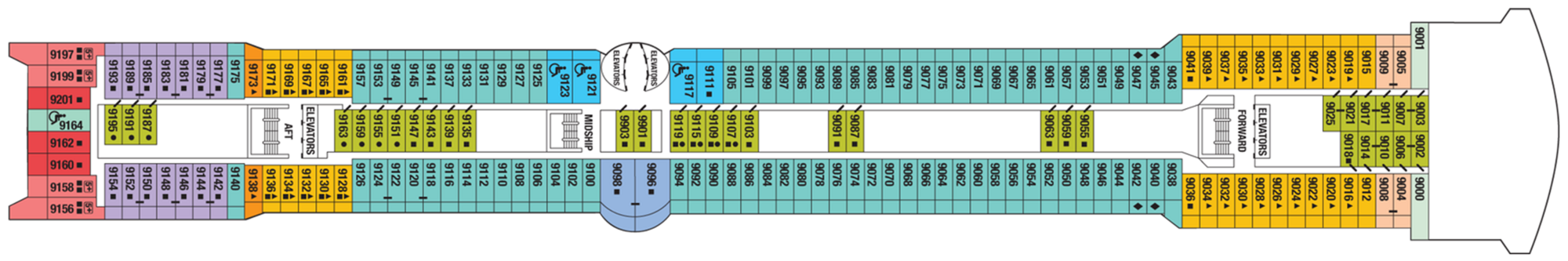 Deck 9 plan